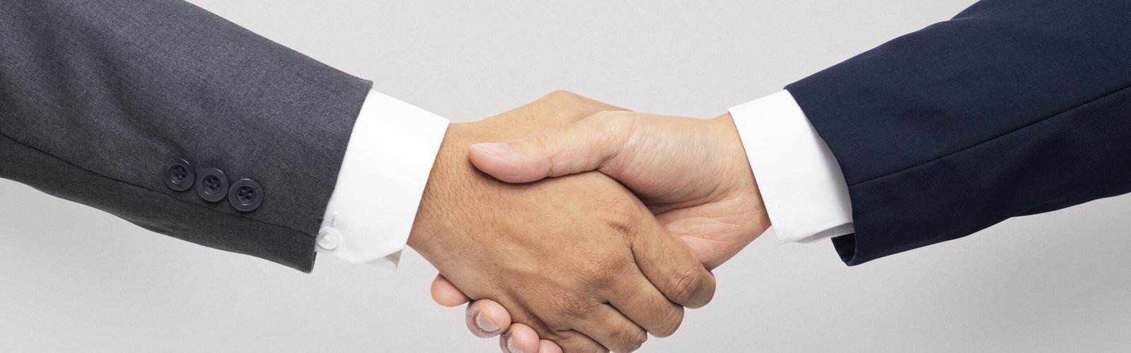 Business agreement handshake hand gesture